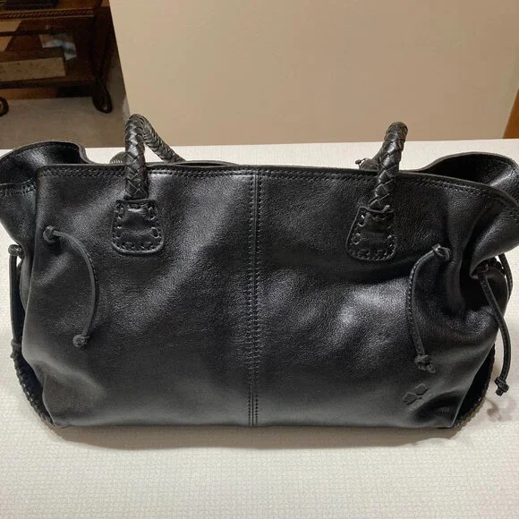 Patricia Nash Black Leather Shoulder Bag - Picture 2 of 16